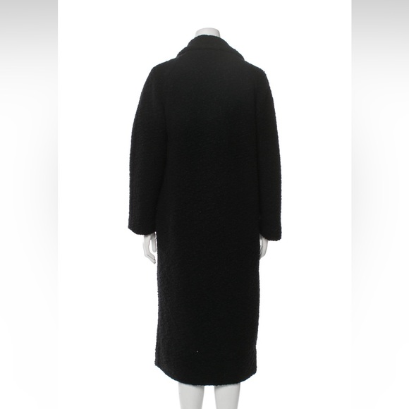 Ganni wool blend boucle coat - Picture 3 of 4